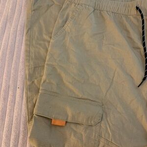 Men's Casual Olive Cargo Shorts